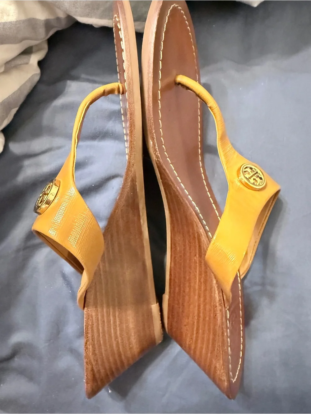 Tory Burch leather thong